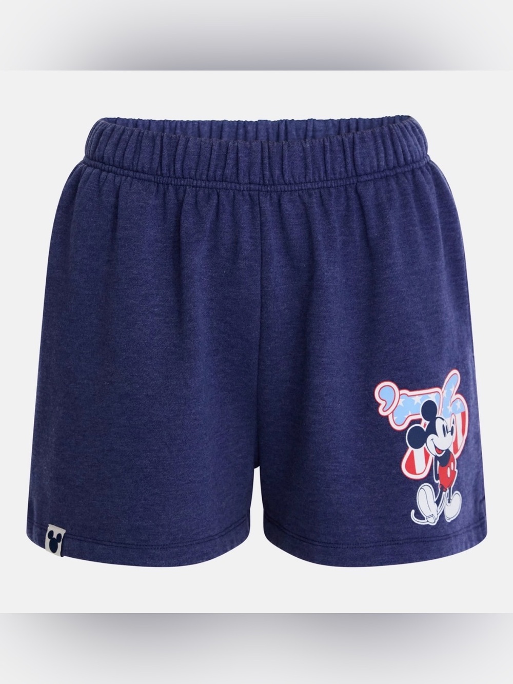 NWT-Disney Women’s XXL (20) Mickey ‘76 Regular Fit Elastic Waist Graphic Shorts
